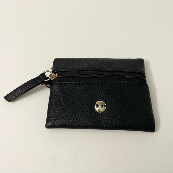 Juicy Couture Black Small Coin Purse Wallet Bag - Picture 11 of 13
